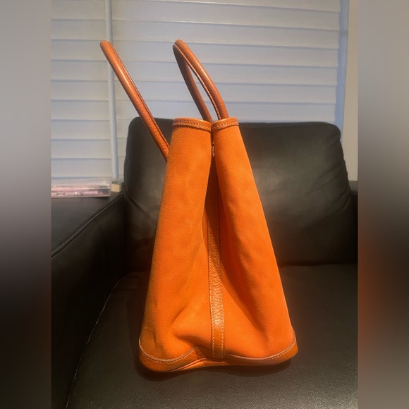 Authentic Hermès Garden Party 36 Tote – Orange (Vintage) - Picture 4 of 13